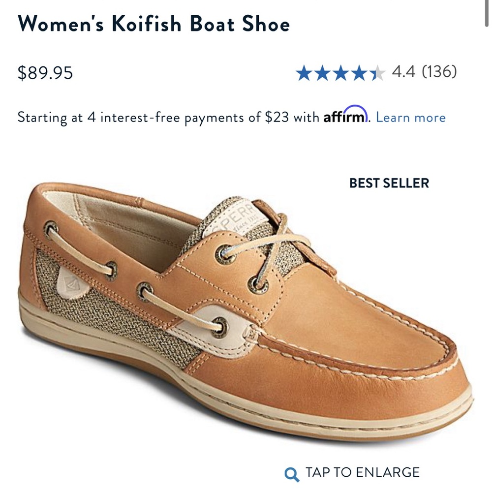 sperry koifish boat shoes